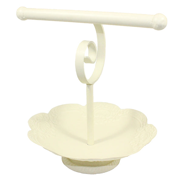 PE6705 - Single Bar Iron Bracelet Stand with Bowl