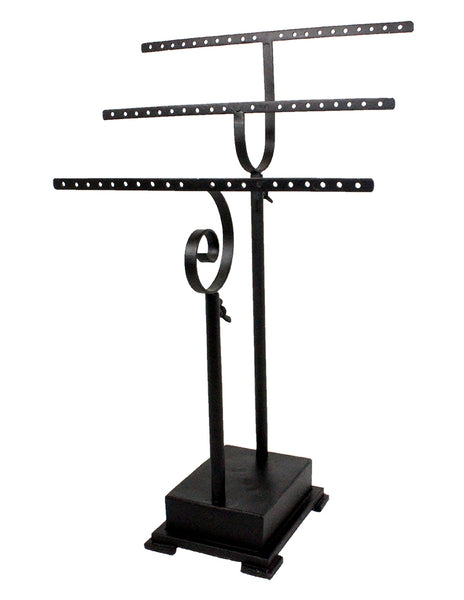 PE6719 - Adjustable Triple Bar Iron Earring and Necklace Stand