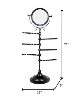 PE6721 - Earring and Bracelet Stand with Mirror