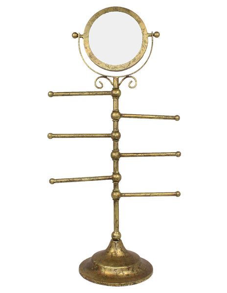 PE6722 - Necklace and Bracelet Stand with Mirror