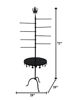PE6730 - Full Length Accessory Floor Stand With Table