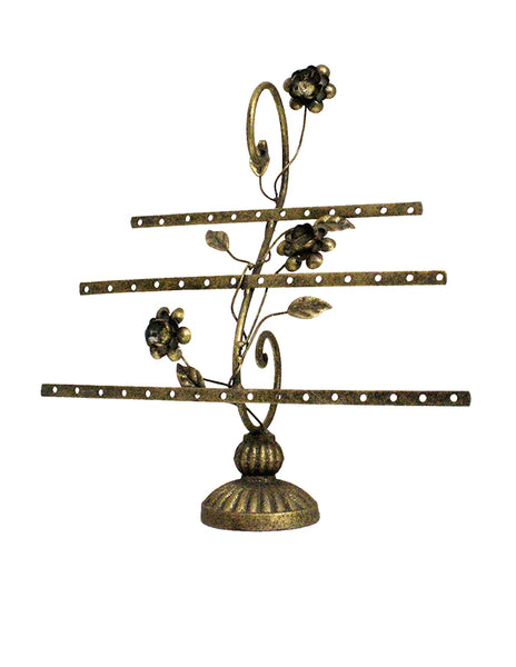 PE7001 - Floral Wrought Iron Earring Display