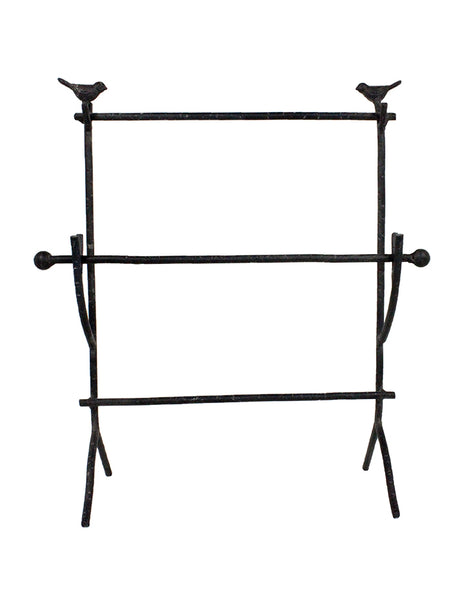 PE7002 - Birds Double Tier Iron Jewelry Stand - Large