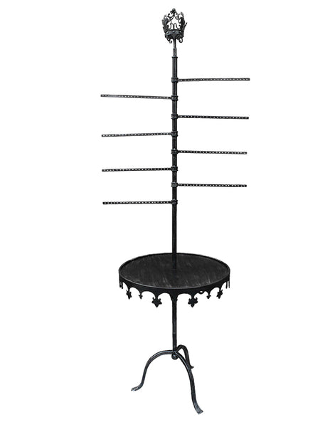 PE6729 - Full Length Earrings/Accessories Floor Stand With Table