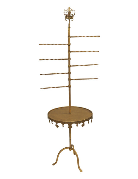PE6729 - Full Length Earrings/Accessories Floor Stand With Table