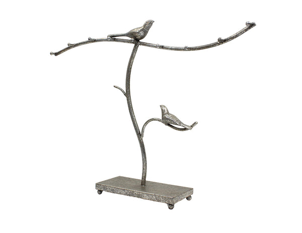 PE7006 - Birds on Iron Hanging Necklace Display